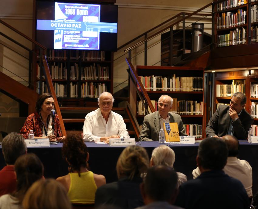 “1968 Bonn”, la nueva novela de Wolfgang Vogt fue presentada en la Biblioteca Iberoamericana Octavio Paz