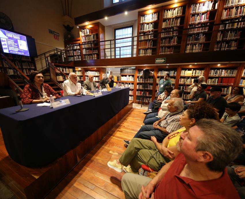 “1968 Bonn”, la nueva novela de Wolfgang Vogt fue presentada en la Biblioteca Iberoamericana Octavio Paz