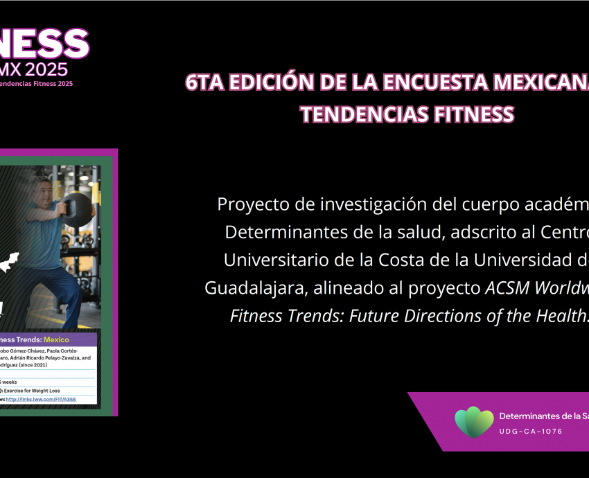 Deporte para la salud mental y uso de tecnología, indicadores de la tendencia fitness