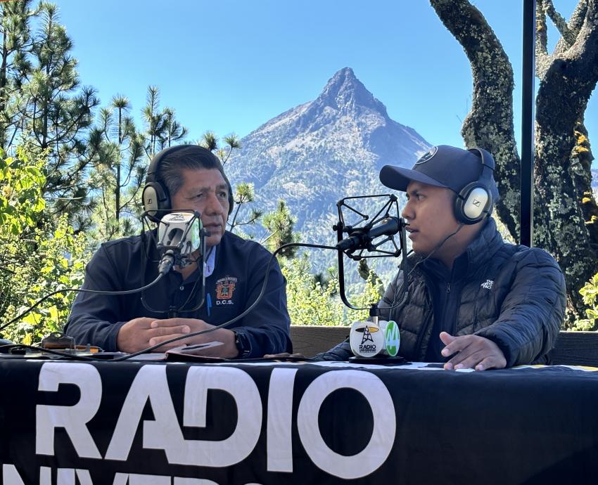 Histórica transmisión de Radio UdeG desde el Nevado de Colima