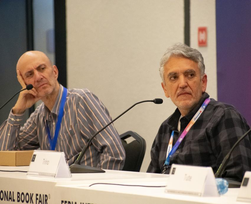 ¿El humor gráfico en vías de extinción? Moneros reflexionan en la FIL 2024 
