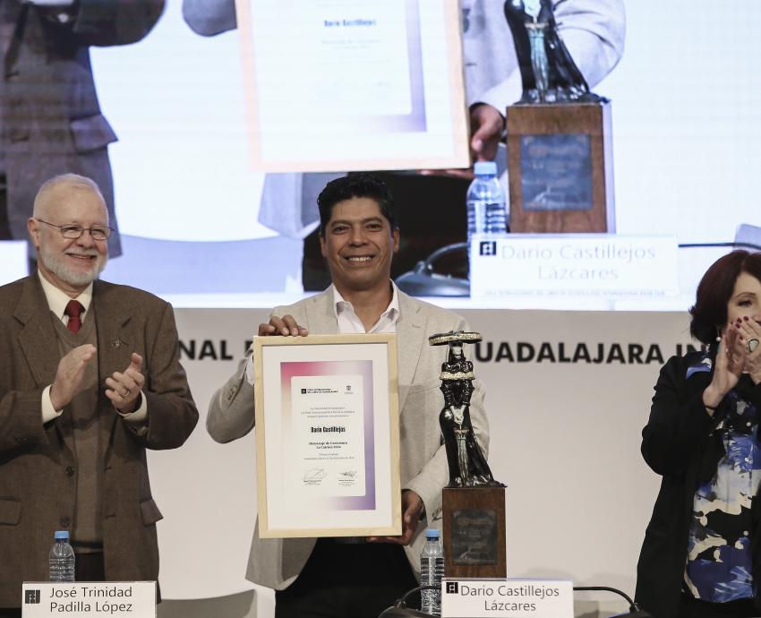 Caricaturista Darío Castillejos es homenajeado con “La Catrina” 