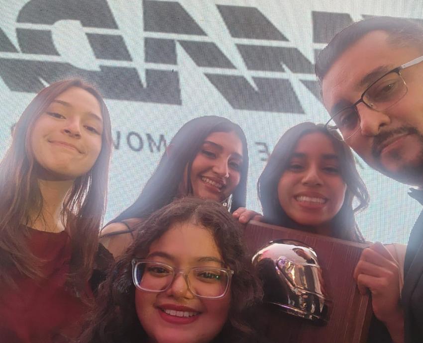 Reconocen talento de la escudería Girls Tonaltech 2