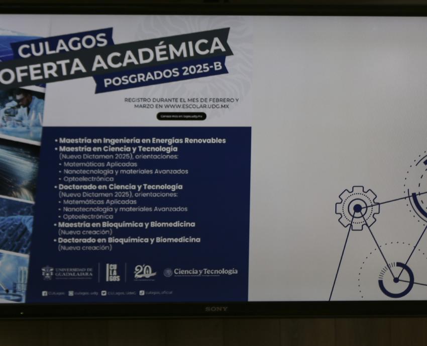 Ofrece CULagos programas educativos de calidad y según las necesidades del mercado laboral