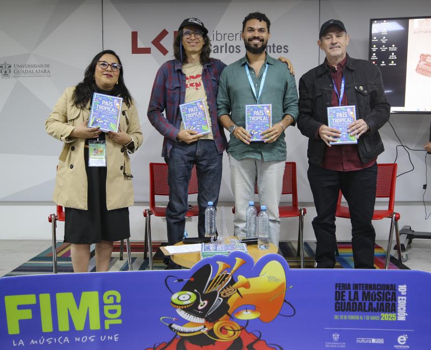 Presentan el libro “País tropical: Brasil y su música” en FIM GDL 2025