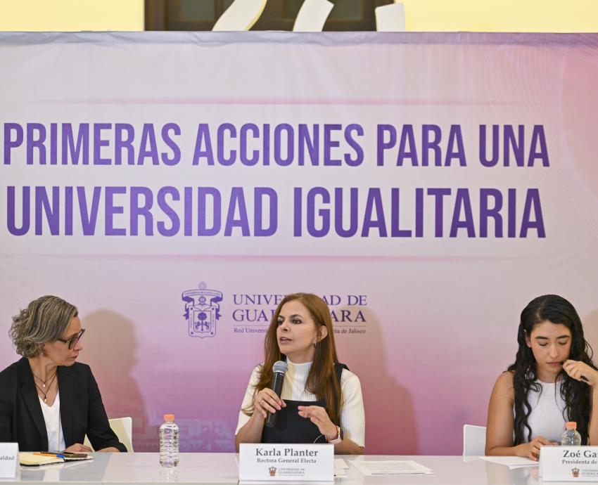 Karla Planter anuncia sus primeras 10 acciones para una Universidad igualitaria