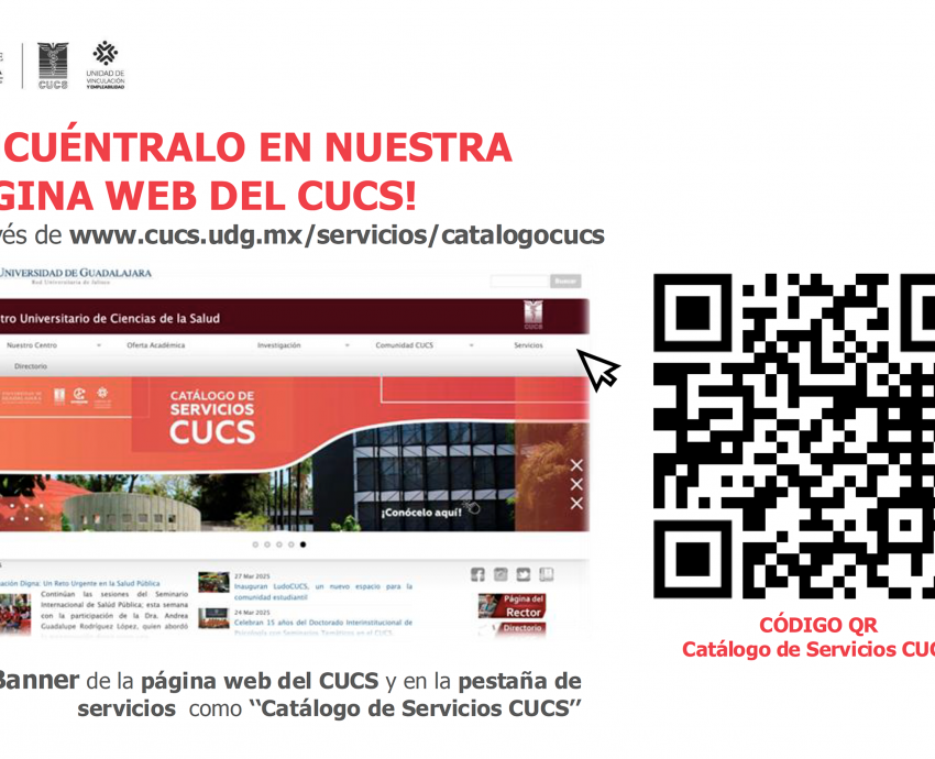 Presenta CUCS catálogo de servicios en salud, abiertos a toda la población