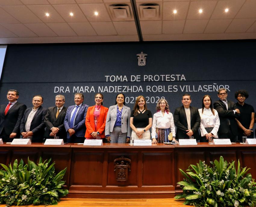 Rinde protesta Mara Robles Villaseñor como primera Rectora en la historia de CUCEA