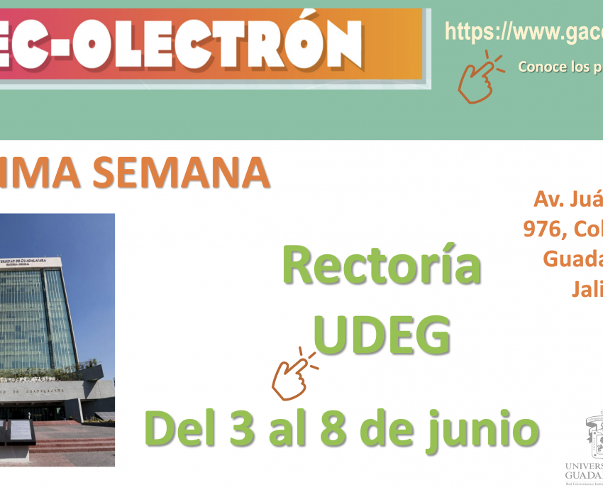 Convoca UdeG a la cuarta edición de “Rec-olectrón”
