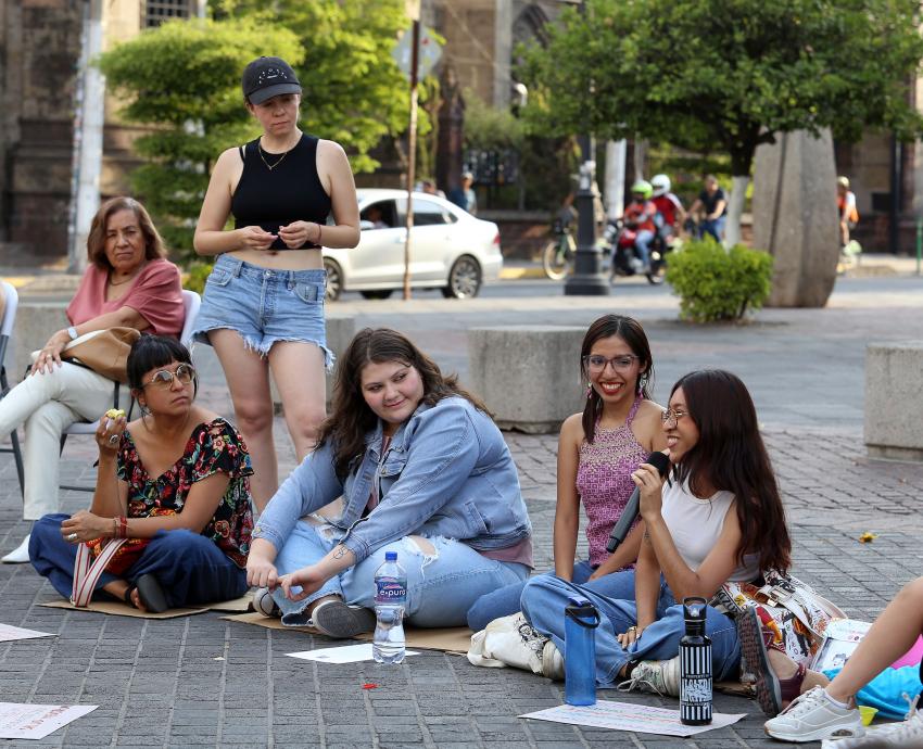 Conmemoran el Día Internacional de la Salud Menstrual en la Rambla Cataluña
