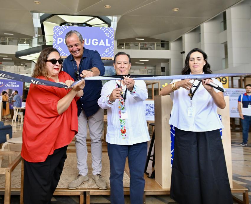 Portugal y Guadalajara inauguran Mercado FICG 40