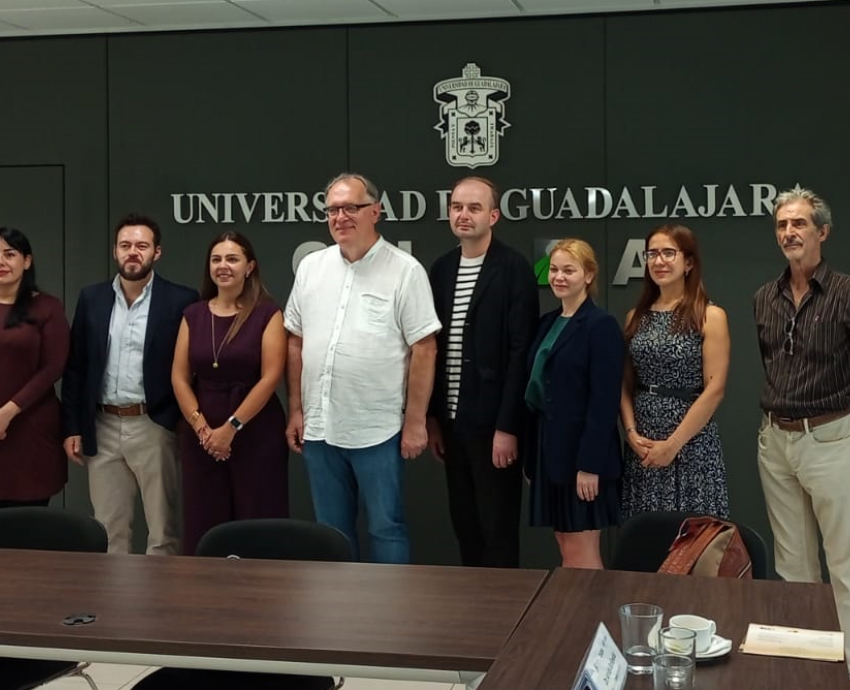 Visita a la UdeG una comitiva de la Daugavpils University, de Letonia