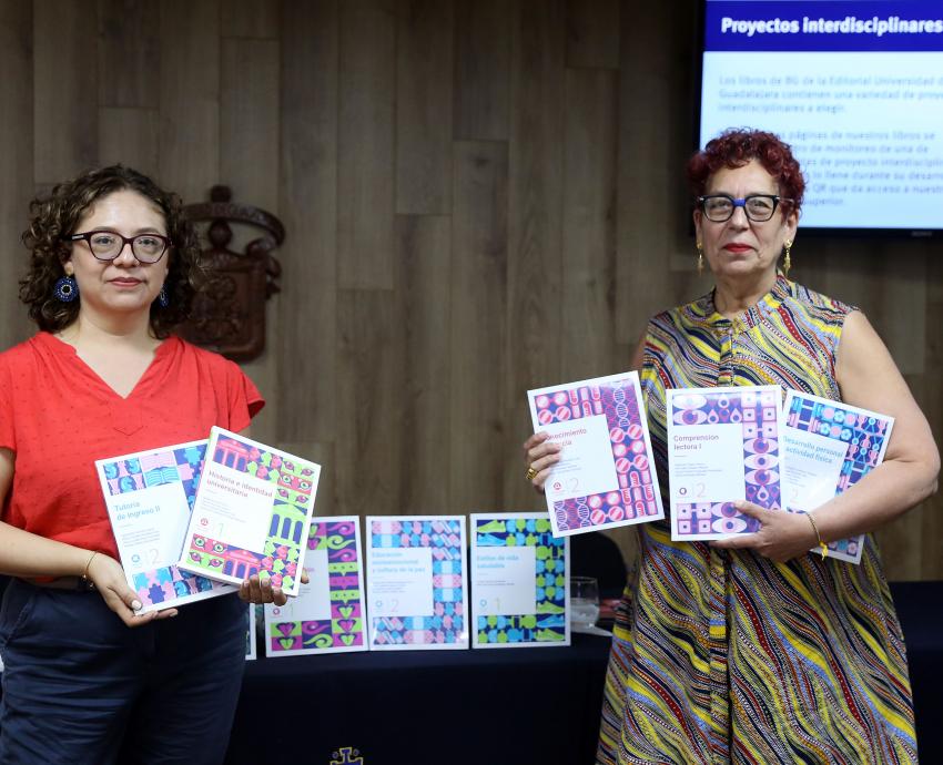Presentan nuevos libros de texto para bachilleres de la UdeG, enfocados a mejorar su vida diaria 