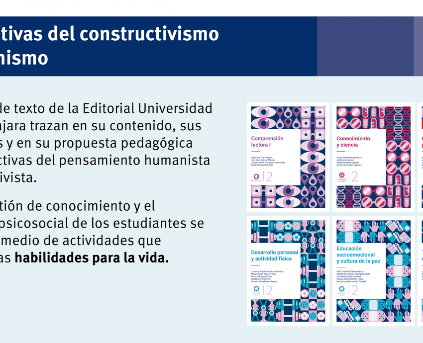 Presentan nuevos libros de texto para bachilleres de la UdeG, enfocados a mejorar su vida diaria 