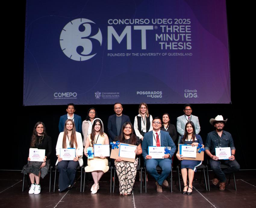 UdeG impulsa comunicación de la ciencia en Concurso UdeG 3MT® 2025