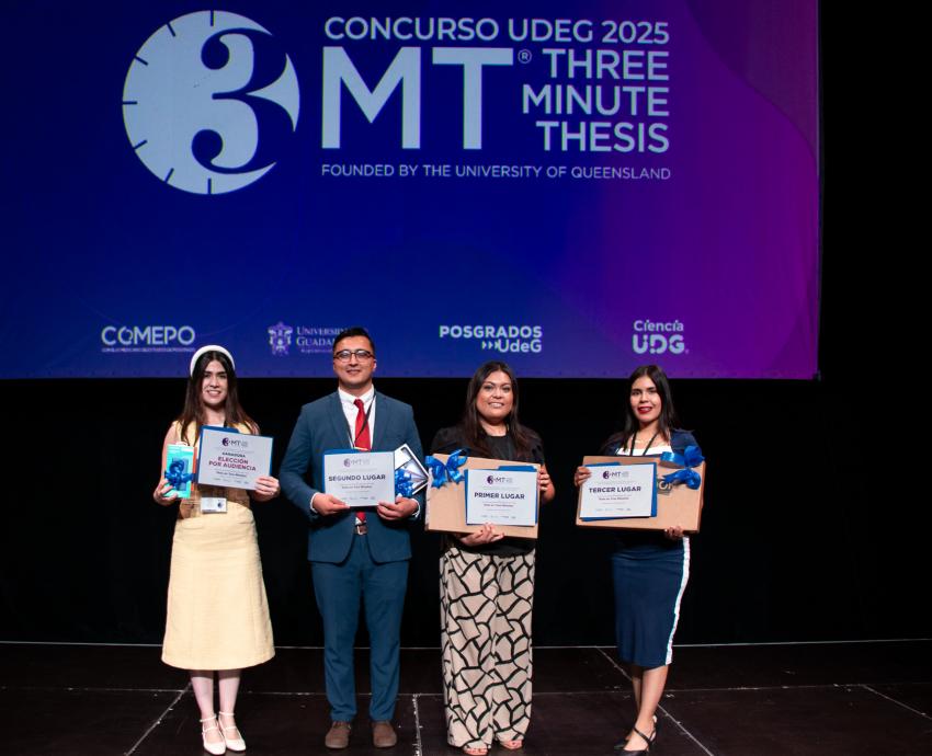 UdeG impulsa comunicación de la ciencia en Concurso UdeG 3MT® 2025