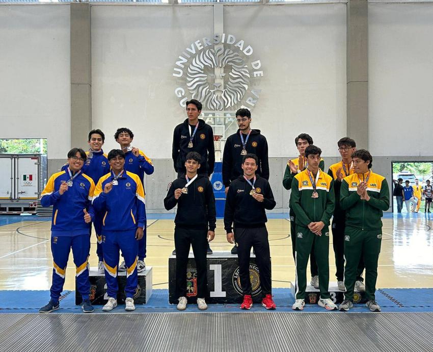 Domina UdeG Campeonato Nacional Universitario de Esgrima