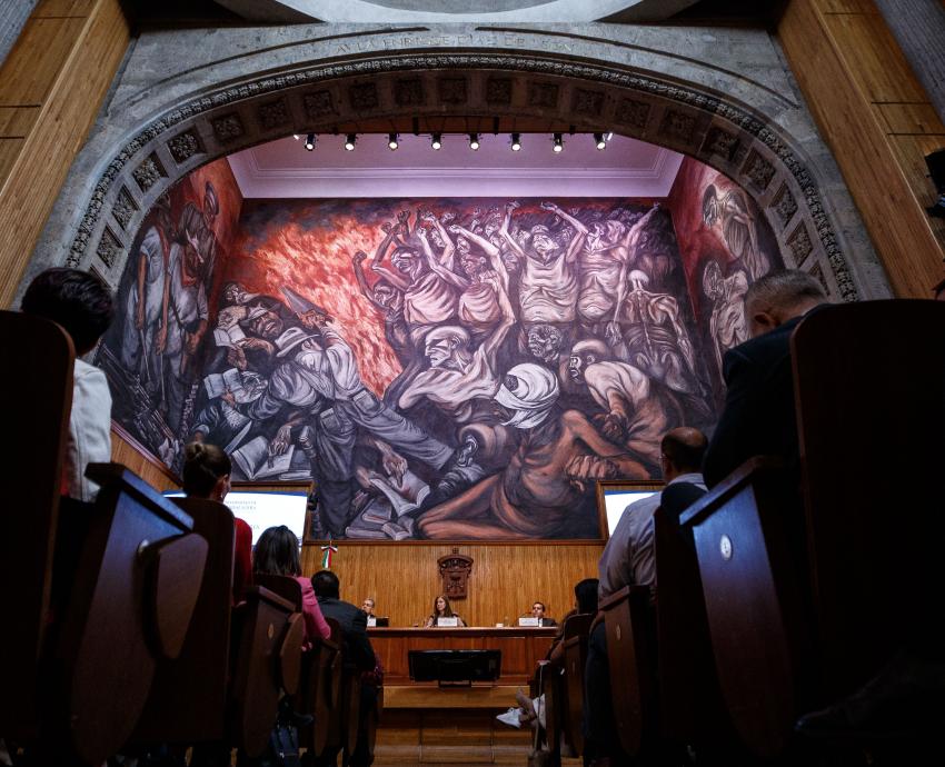 Integrantes de las comisiones del CGU toman protesta para el periodo 2025-2026