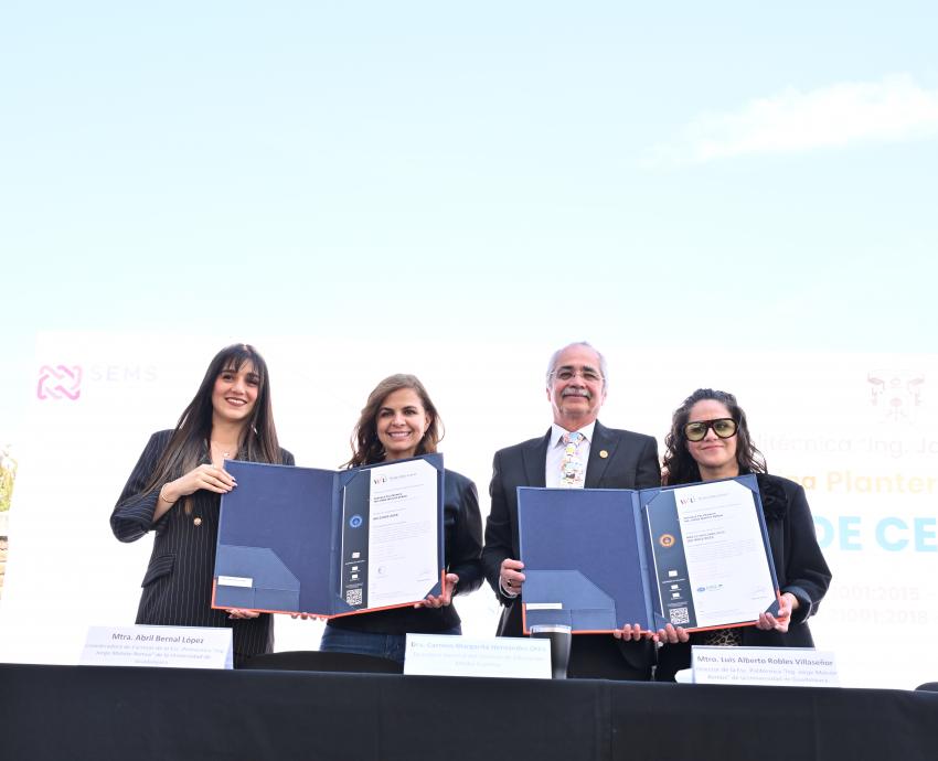 Otorgan certificados de calidad y gestión a Escuela Politécnica Matute Remus