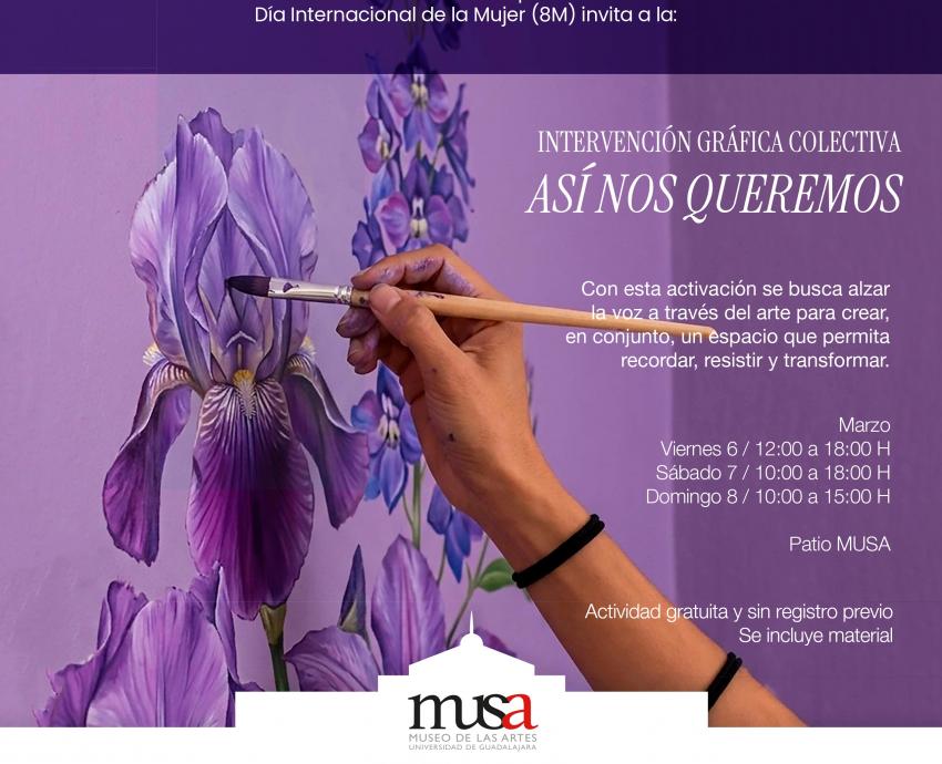 Voces, trazos y memoria en el MUSA por el 8M 2026