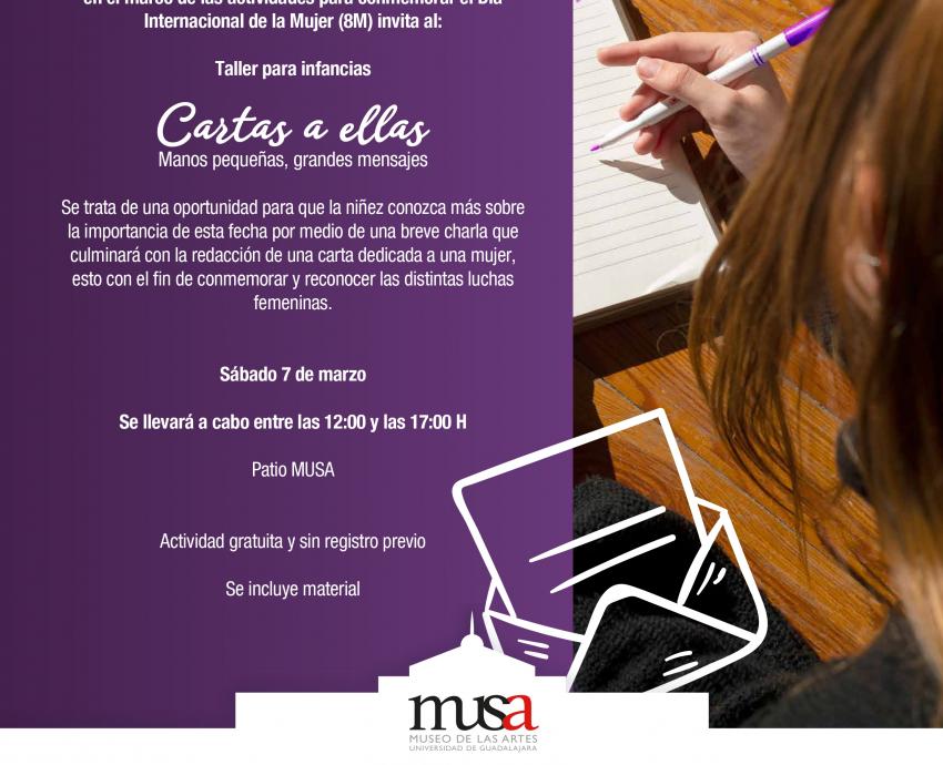 Voces, trazos y memoria en el MUSA por el 8M 2026