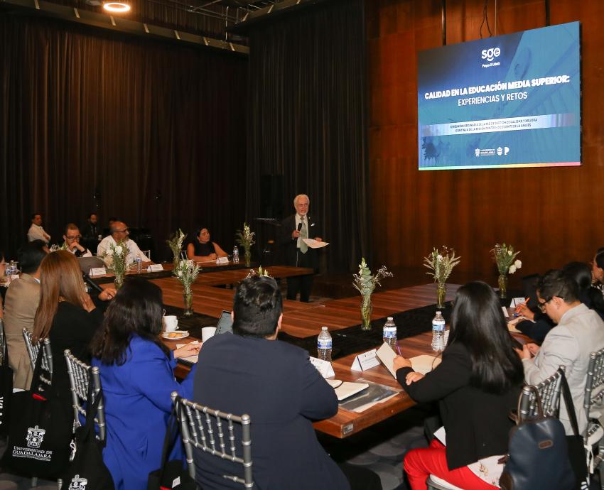 Recibe UdeG a representantes de la Red de Gestión de Calidad y Mejora Continua de la ANUIES