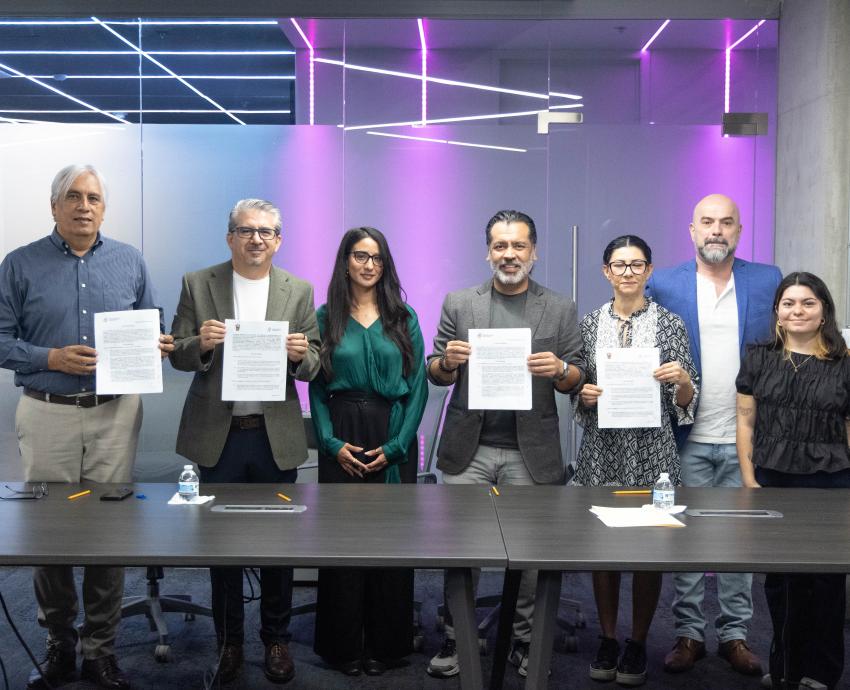 CUGuadalajara y Ciudad creativa digital firman convenio para impulsar la innovación creativa en Jalisco