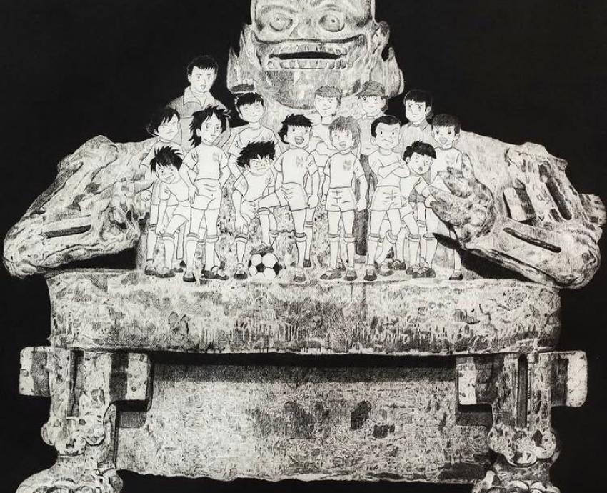 Inauguran exposición “Tocar a Dios con los pies”, del artista plástico Manuel Rodríguez 