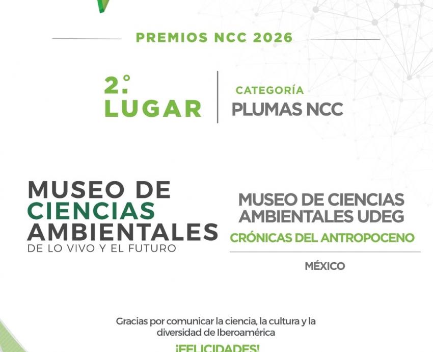 Museo de Ciencias Ambientales recibe reconocimiento internacional por su columna “Crónicas del Antropoceno”