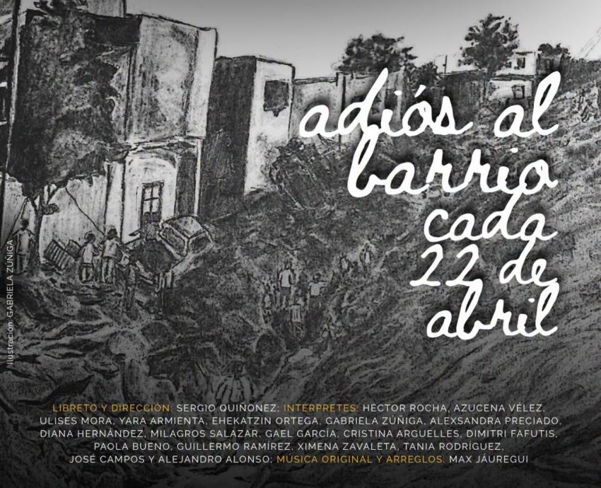 Teatro Jurídico revive las historias detrás de las explosiones del 22 de abril con la obra “Adiós al barrio” 