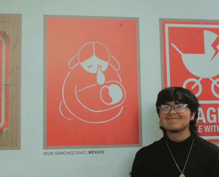 Seleccionan cartel de estudiante del CUAAD en concurso internacional de diseño