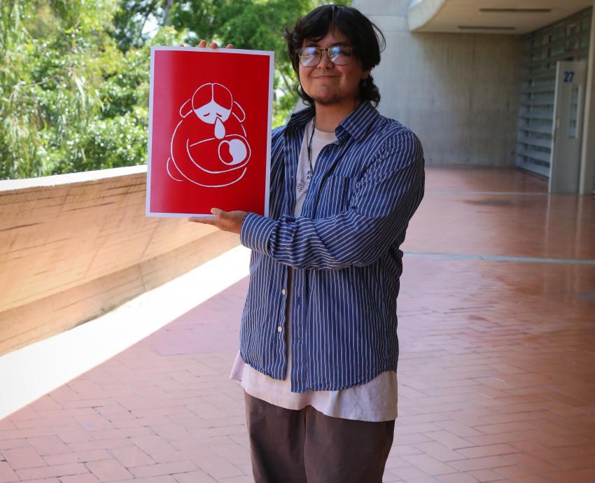 Seleccionan cartel de estudiante del CUAAD en concurso internacional de diseño