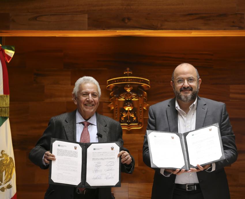Firma UdeG convenio de colaboración con la Procuraduría Agraria del Gobierno de México