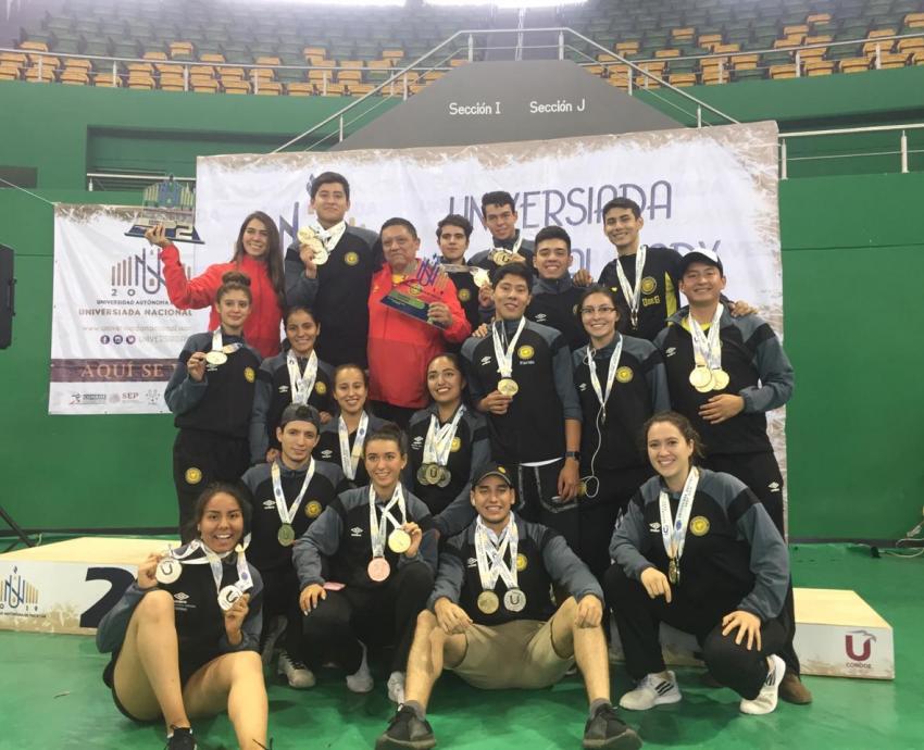 Cierra esgrima su participación en Universiada Nacional con  una medalla de oro y dos de plata