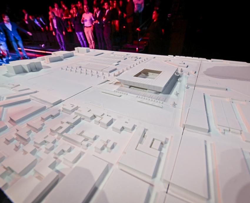 Presentan proyecto de estadio en Ciudad UDG; Universidad conservará el terreno y no financiará su construcción