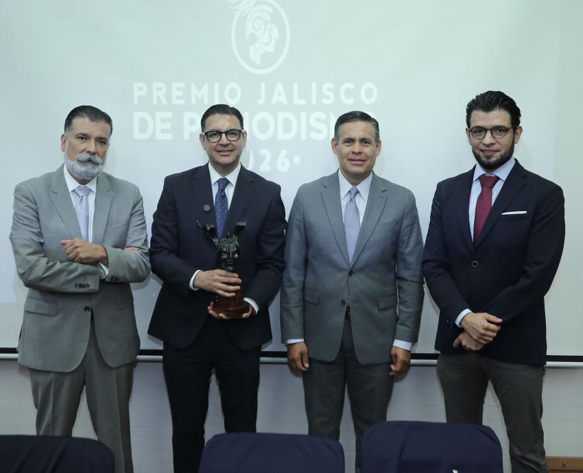 Recibe UP campus Guadalajara estafeta del Premio Jalisco de Periodismo 2026
