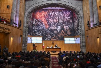 Definen presentación de programas de candidatos y candidata a la Rectoría General