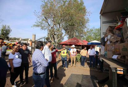 Entrega UdeG 17 toneladas de ayuda a habitantes de San Gabriel