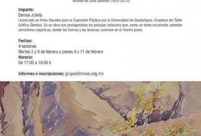 Transmitirá MUSA una charla y un taller de acuarela