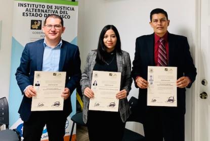 Reciben académicos del CUNorte certificación como prestadores de servicios de métodos alternos