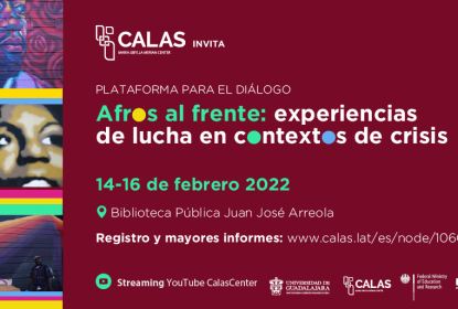 Inicia Plataforma para el diálogo “Afros al frente: experiencias de lucha en contextos de crisis”