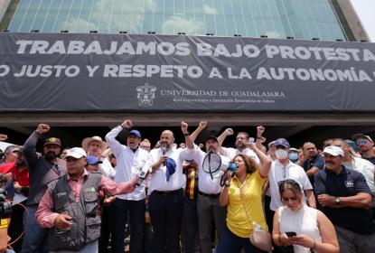 Regresan las marchas de la UdeG en defensa de la autonomía universitaria