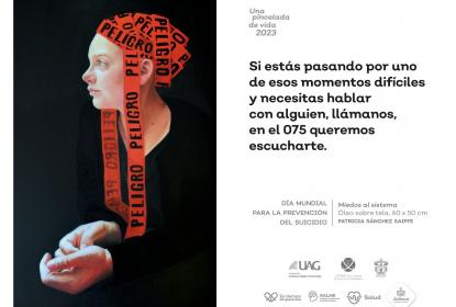 Para prevenir el suicidio promueven “Una pincelada de vida”