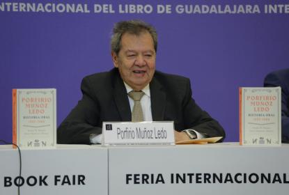 Preparan homenajes para Porfirio Muñoz Ledo en la FIL