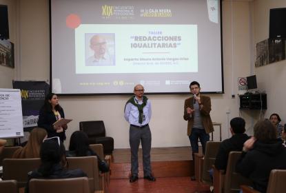 Imparten Taller de Redacciones igualitarias a periodistas