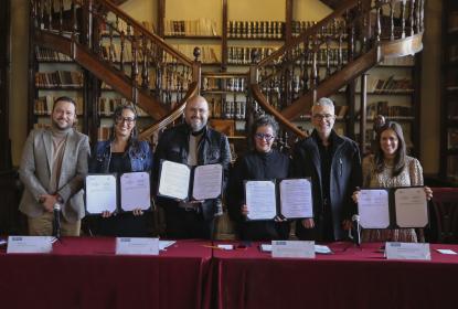 UdeG y Secretaría de Cultura firman convenio para becar a 7 jóvenes en “stop motion”