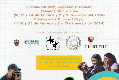 Prepara CUSur Taller de cine participativo 