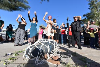 “Medusa”, arte que confronta la contaminación del Río Santiago