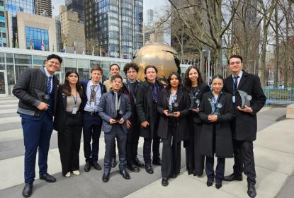Estudiantes de UdeG participan en II Conferencia de GlobalIMUNers en Nueva York