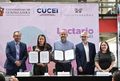 Dona UdeG mil sobres de leche humana en polvo a la Casa Hogar Cabañas